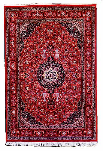 Red Kashan Carpet