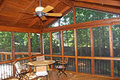 Gabled Porch, Stained - Interior Photo