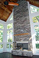 Kennesaw, GA - Custom porches with fireplaces 