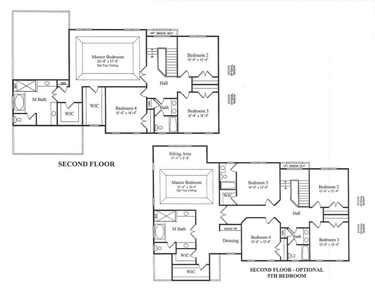 model home floor plan