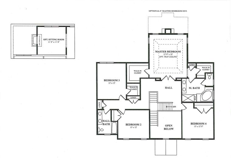 model home floor plan