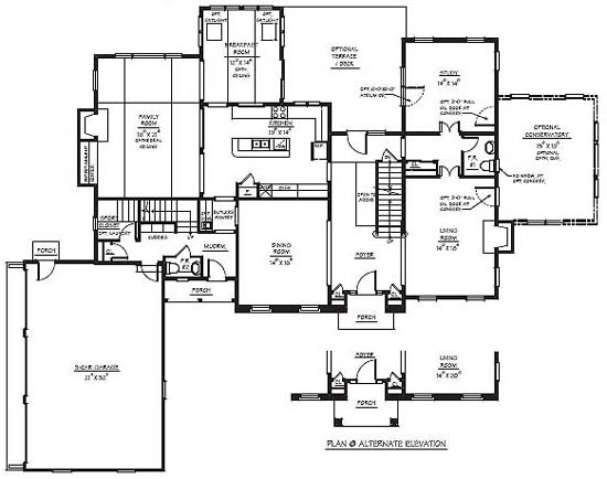 model home floor plan