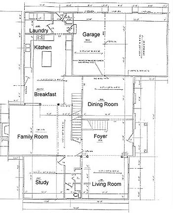 model home floor plan