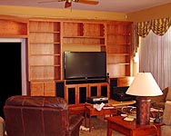 Built-in cabinets, bookshelves and entertainment centers