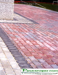 Interlocking Pavers for Entrance to Athletic Fields