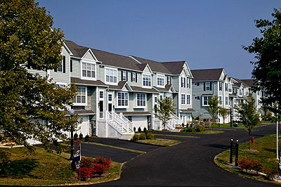 Exterior Photo of Townhome Cluster