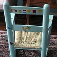Hand Painted Rocking Chairs with Nautical Designs